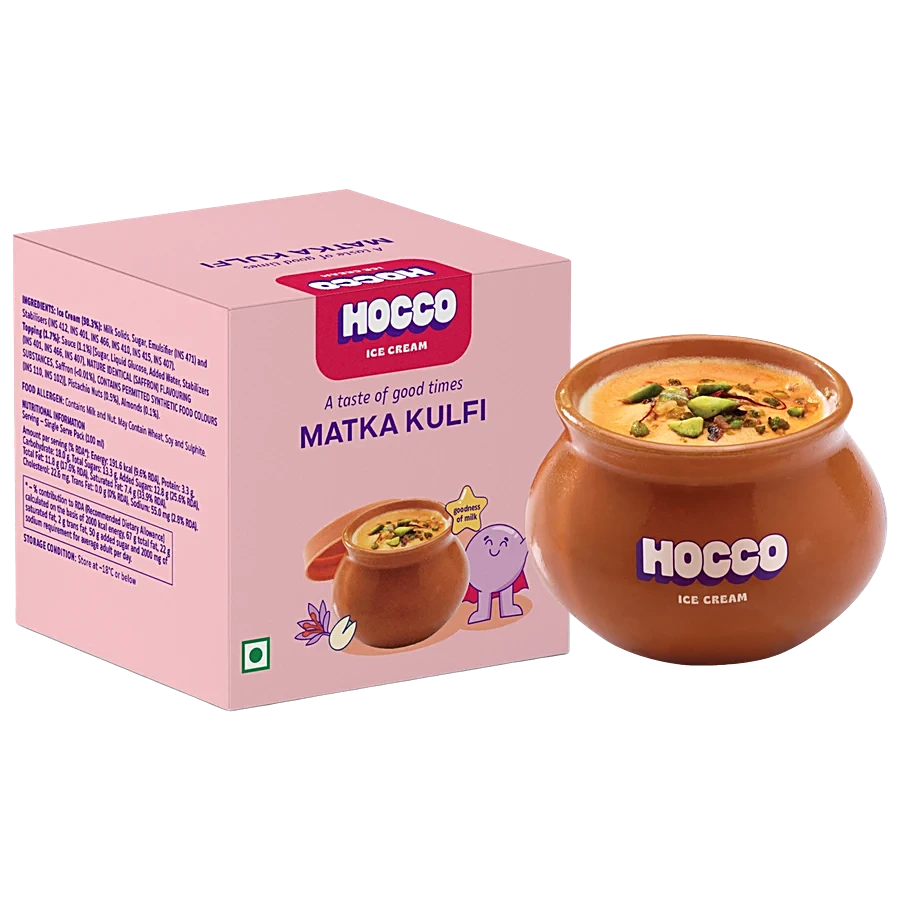 Hocco Matka Kulfi Ice Cream 100 ml